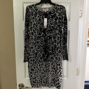 NWT - Philosophy animal print sweater dress